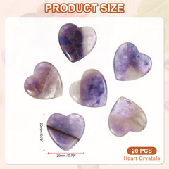 PATIKIL rose quartz heart crystal polished for gifting and home meditation