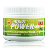 Patriot Power Greens bottle front view for daily energy support