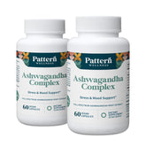 Pattern Wellness Ashwagandha Complex bottle front view for stress support