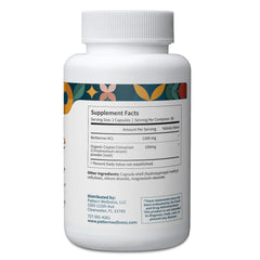 Pattern Wellness Berberine Cinnamon packaging emphasizes clean vegan ingredients.