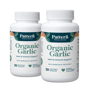 Pattern Wellness odorless organic garlic bottle for easy daily circulatory support