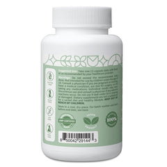 Pattern Wellness Sea Moss Complex capsules close-up, compact daily wellness in a vegan capsule