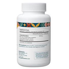 Pattern Wellness Tri-color maca blend image suggests natural balance.