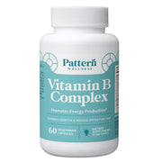 Pattern Wellness Vitamin B Complex bottle ready for daily energy support.