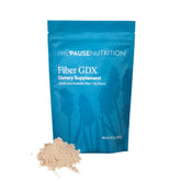 The Pause Life Fiber GDX powder in a glass for daily fiber support.