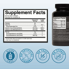 The Pause Life gluten-free omega3 bottle for everyday wellness