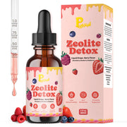 Pavintrix Zeolite Detox Drops bottle close-up highlighting berry flavor for daily wellness