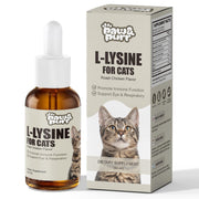 Paw & Purr Lysine for Cats bottle showing 50 ml size for immune support.