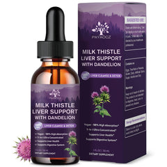 PAYAOCZ Milk Thistle Drops bottle for daily post-meal support.