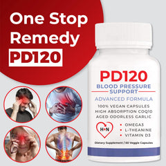 PD120 high-absorption CoQ10 softgels may support heart health and energy