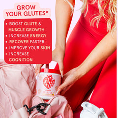 Peach Perfect BCAAs with collagen support recovery and skin health benefits.