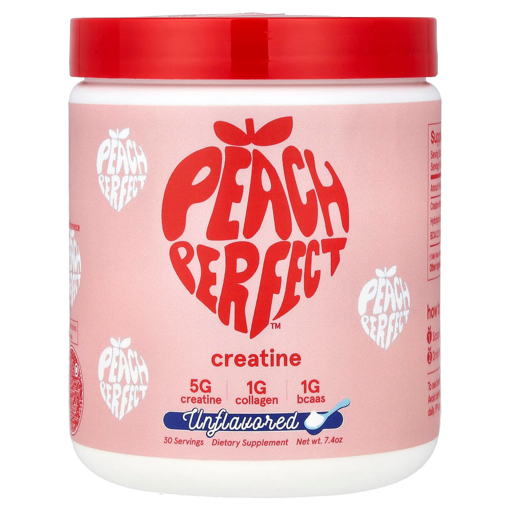 Peach Perfect Creatine Blend image showing glute-focused powder for workout support.