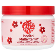 Peach Perfect Inositol pink lemonade bottle for daily wellness support and balanced energy.