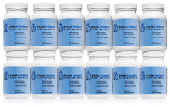 Peak Height Growth Supplement bottle shown for daily bone-support and height growth potential