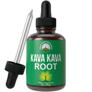 Peak Performance Kava Drops bottle on counter suggesting calm and relaxation