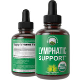 Peak Performance Lymphatic Drops bottle shows premium organic, sugar-free formula for daily wellness.