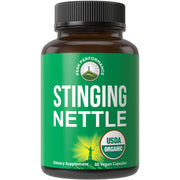 Peak Performance organic nettle capsules bottle for allergy support