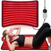 Pedete red light therapy mat front view for home wellness and relaxation.