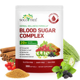 Pegciz Blood Sugar Complex ingredients showcase a multi-herbal blend for daily metabolic balance.