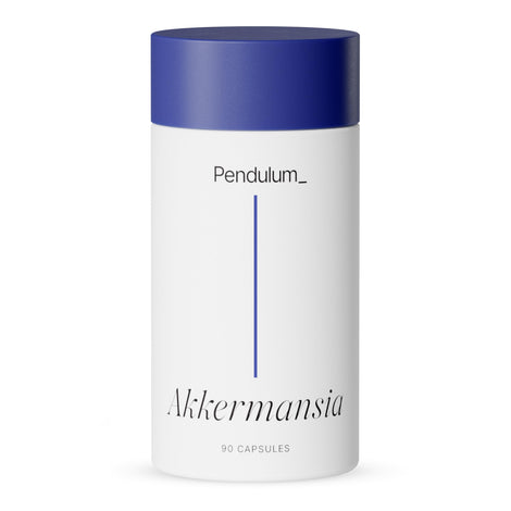 Pendulum Akkermansia bottle cap close-up for daily gut support