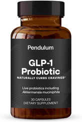 Pendulum GLP-1 Probiotic bottle front for easy daily gut balance.