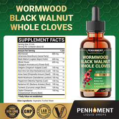 Penhoment berry mix flavor drops shown for convenient daily use.