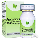Pentieadecaflex pentadecanoic acid bottle for daily use.