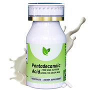 Pentieadecaflex pentadecanoic acid capsules for daily wellness.