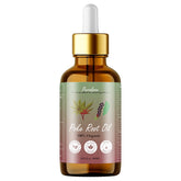 Peralpow Organic Poke Root Castor Oil bottle highlights rich herbal blend for daily use.