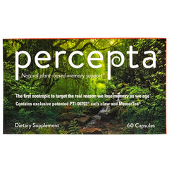 Percepta bottle pour for easy daily memory support and focus