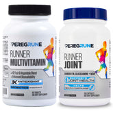 PEREGRUNE Runner Multivitamin bottle-front supports daily energy and endurance.