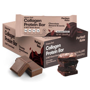 Perfect Keto Bars almond butter brownie packaging showcases keto snack