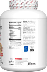 PERFECT Sports Diesel whey isolate powder shown for quick, high-protein smoothies.
