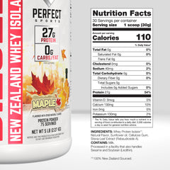 Perfect Sports Diesel whey isolate shaker cup mixing smoothly in a glass.