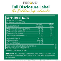 PERQUE Mg Plus Guard serving suggestion with meals to support absorption.