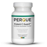 Perque Potent C Guard Powder bottle supports daily antioxidant intake.