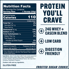 PEScience Select Protein Frosted Sugar Cookie shake blended with milk.