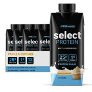 PEScience Select Protein RTD bottle in Vanilla Cupcake, convenient high-protein nutrition on the go