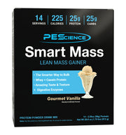 PEScience Smart Mass gainer packets on-the-go convenience for lean bulk.