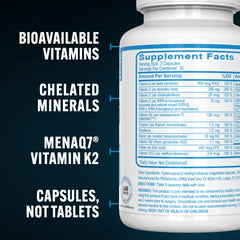 PEScience TruMulti chelated minerals improve absorption for workouts.