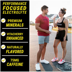 PEScience Versalyte Charged tub with spoon ready for a quick energy drink