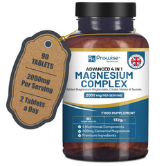 PH PROWISE Magnesium Glycinate Complex 4in1 bottle shown for easy daily wellness