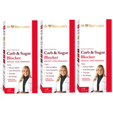 Pharmaganics Dr. Stephanie's Mealtime Blocker bottle-front showing stimulant-free carb support