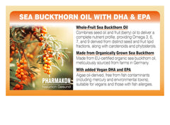 PHARMAKON organic EU sea buckthorn farm scene emphasizing purity