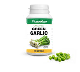 PHARMAKON organic green garlic softgels bottle front for daily wellness