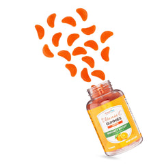 Pharmvista Vitamin C 125mg gummy interior chewy texture and bite.