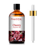 PHATOIL cherry fragrance oil in glass bottle with dropper for easy diffusion and DIY projects.