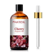 PHATOIL cherry fragrance oil in glass bottle with dropper for easy diffusion and DIY projects.