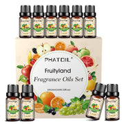 PHATOIL Coconut & Vanilla fragrance oil set pour for diffuser use and mood enhancement