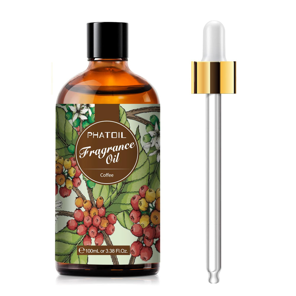 PHATOIL coffee fragrance oil bottle for home aromatherapy and inviting ambience.